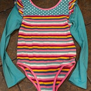 Matilda Jane Colorful Striped Long Sleeve Leotard